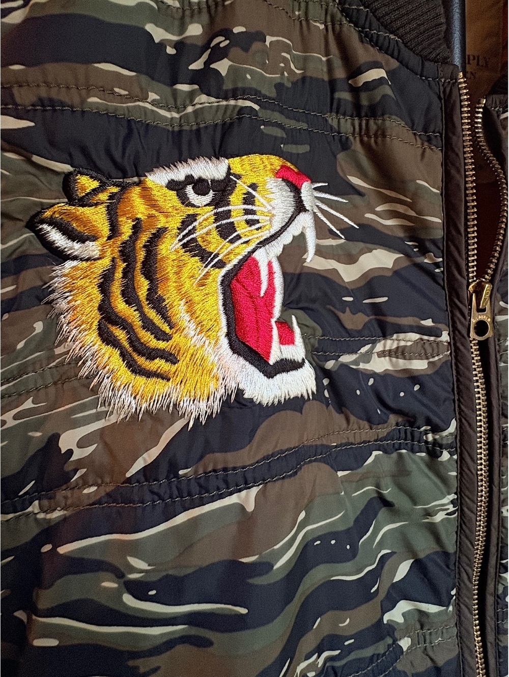 RARE Ralph Lauren Tiger Puffer Vest XL - Picture 2 of 9